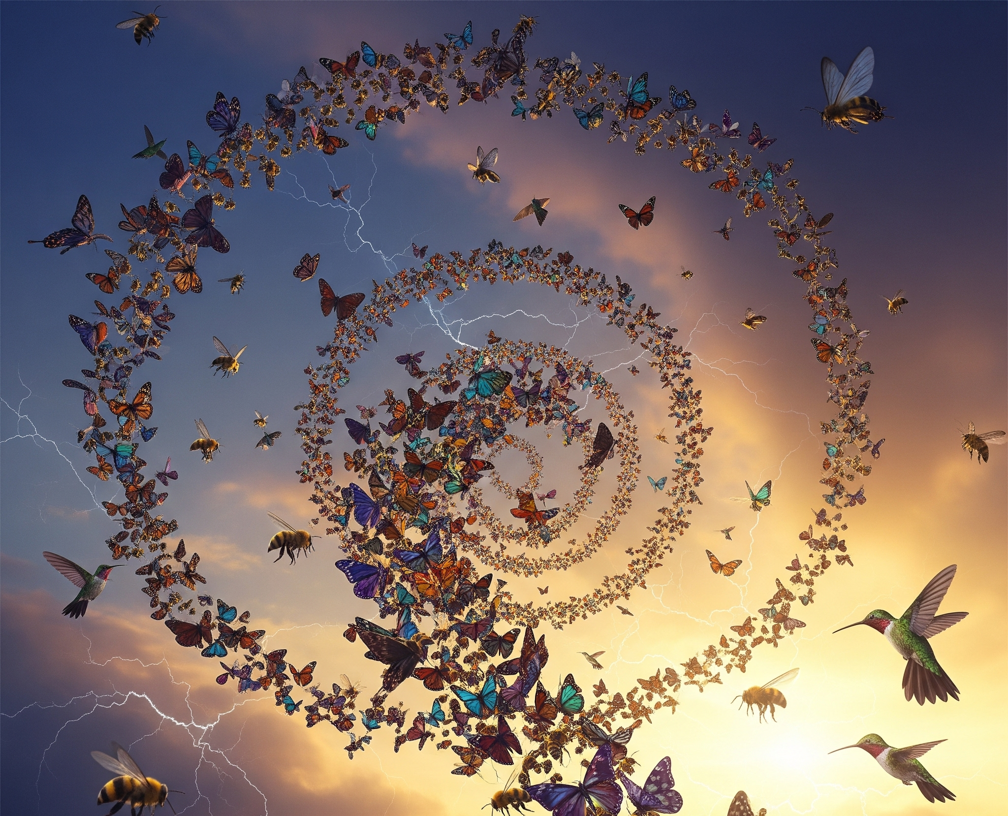 Butterflies Dance The Wind